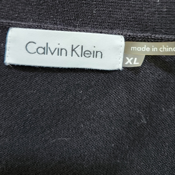 COPY - Calvin Klein black Women's 3/4 Sleeve Open-Front - Picture 3 of 8